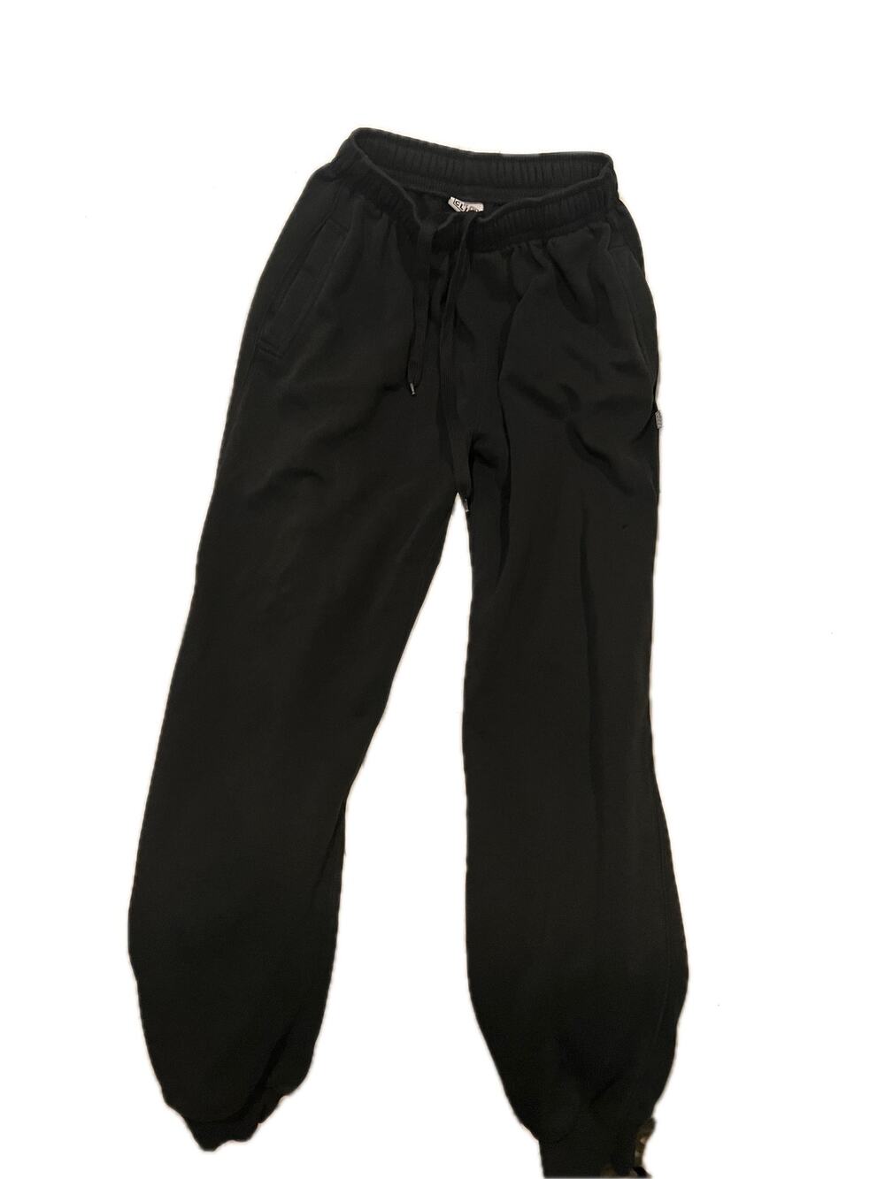 Pro Club Black Cuffed Zip Pocket Sweatpants Mens XL